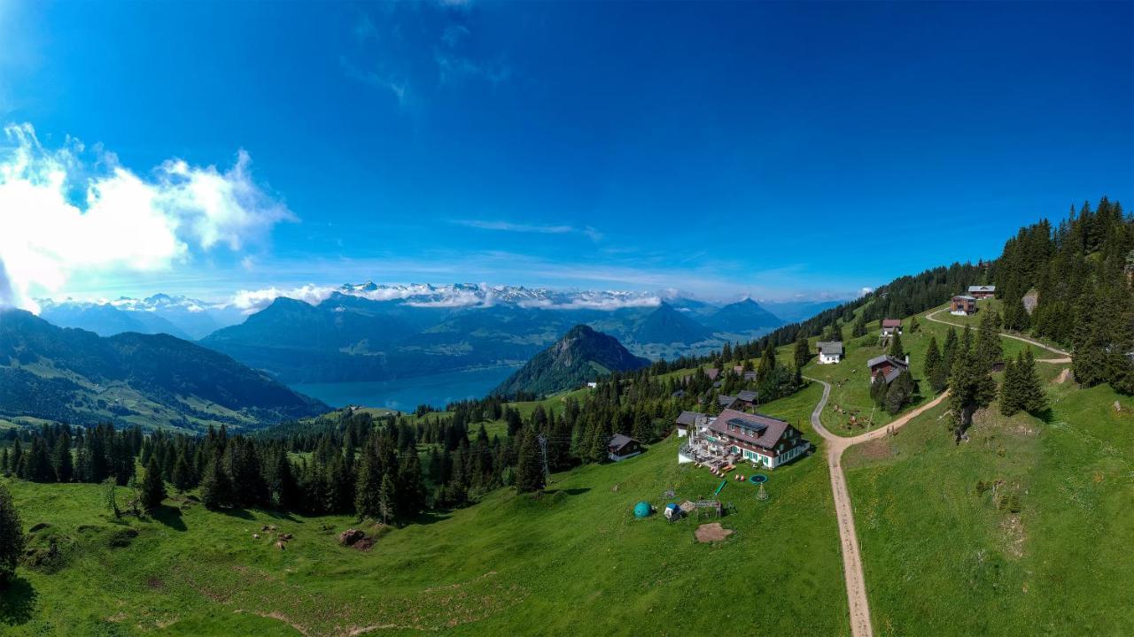 Rigi-Burggeist Alpine Guesthouse Gersau Exterior foto